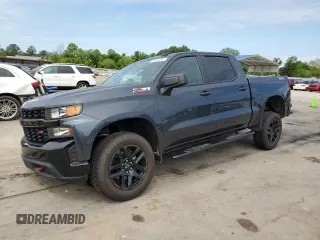 2022 Chevrolet Silverado 1500 Custom Trail Boss with VIN 1GCPYCEKXNZ148789, listed as a Copart auction lot 51912284 with 57,925 mi miles and Salvage Title. Bid and sale history available at DreamBid. Image 1.