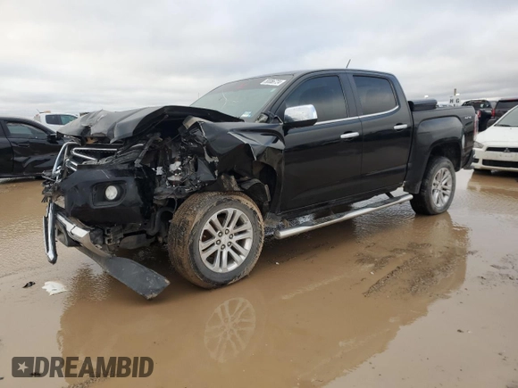 2015 GMC Canyon 4WD SLT with VIN 1GTG6CE38F1262174, listed as a Copart auction lot 80066724 with 154,267 mi miles and Salvage Title. Bid and sale history available at carsss.com. Image 1.