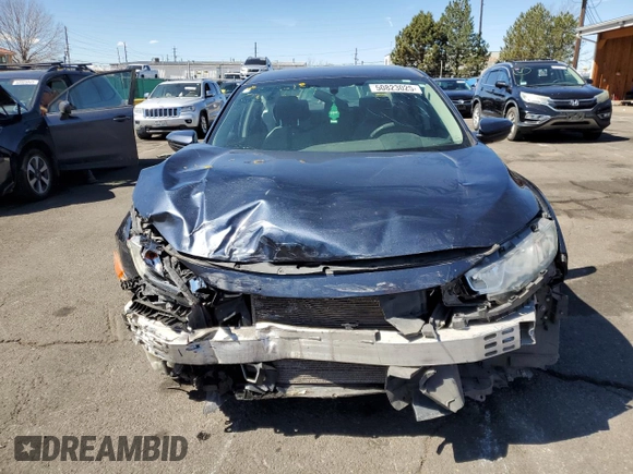 2018 Honda Civic Sedan LX with VIN 19XFC2F55JE014954, listed as a Copart auction lot 50823025 with 0 mi miles and Salvage Title. Bid and sale history available at carsss.com. Image 5.