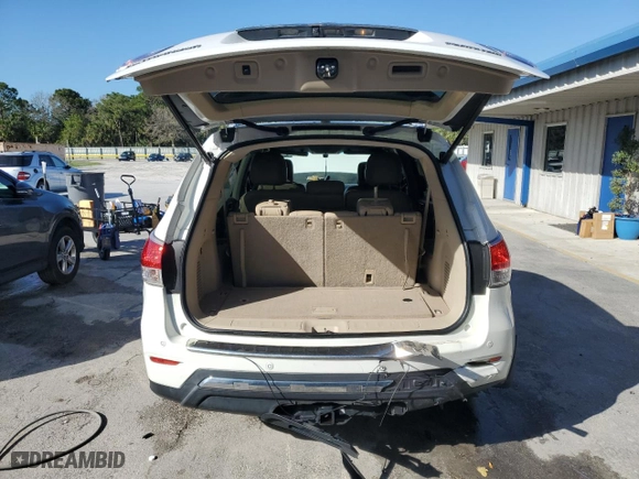 2013 Nissan Pathfinder SL with VIN 5N1AR2MN0DC643203, listed as a Copart auction lot 45785535 with 160,370 mi miles and Salvage Title. Bid and sale history available at carsss.com. Image 6.