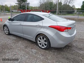 2012 Hyundai Elantra GLS with VIN KMHDH4AE6CU260276, listed as a IAAI auction lot 41987803 with 244,326 mi miles. Bid and sale history available at carsss.com. Image 3.