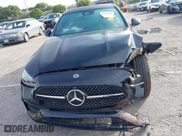 2024 Mercedes-Benz C 300 with VIN W1KAF4GB8RR174057, listed as a IAAI auction lot 41169566 with 9,340 mi miles and . Bid and sale history available at DreamBid. Image 12.