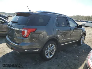 2018 Ford Explorer Limited with VIN 1FM5K7F81JGB27270, listed as a Copart auction lot 74466594 with 43,442 mi miles and Salvage Title. Bid and sale history available at carsss.com. Image 3.