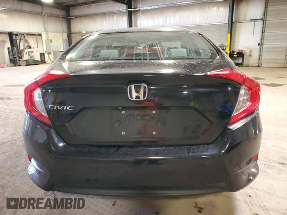 2018 Honda Civic LX with VIN 19XFC2F5XJE204085, listed as a Copart auction lot 51323935 with 164,201 mi miles and Salvage Title. Bid and sale history available at carsss.com. Image 6.