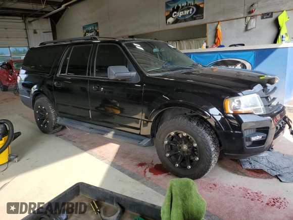 2016 Ford Expedition Max XLT z VIN 1FMJK1JT4GEF28467, wystawiony jako Copart lot #59795265 z przebiegiem 159 419 mil mil oraz Szkoda całkowita • Salvage title. Historia ofert i sprzedaży dostępna na DreamBid. Obrazek 4.