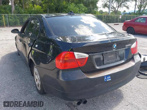 2007 BMW 3 Series 328i with VIN WBAVA37577NL17404, listed as a IAAI auction lot 42481460 with Not provided miles and . Bid and sale history available at DreamBid. Image 3.