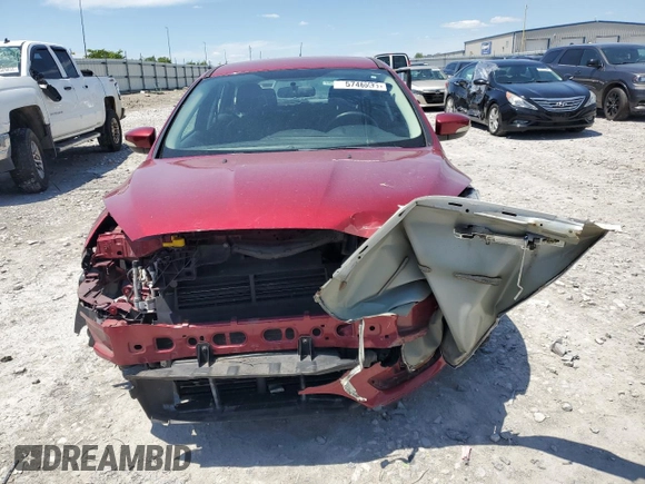 2016 Ford Focus Titanium with VIN 1FADP3N26GL202929, listed as a Copart auction lot 57466095 with 101,525 mi miles and Salvage title. Bid and sale history available at DreamBid. Image 5.