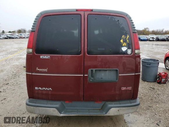 1999 GMC Savana z VIN 1GDFG15R3X1157847, wystawiony jako Copart lot #79041264 z przebiegiem 208 719 mil mil oraz Szkoda całkowita • Salvage title. Historia ofert i sprzedaży dostępna na DreamBid. Obrazek 6.
