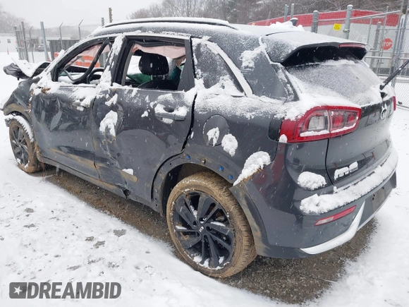 2019 Kia Niro EX with VIN KNDCC3LC3K5257882, listed as a IAAI auction lot 41550466 with 1 mi miles. Bid and sale history available at carsss.com. Image 3.