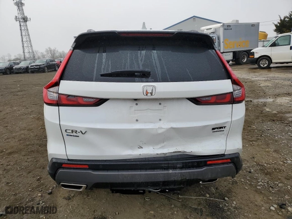 2024 Honda CR-V Hybrid Sport Touring with VIN 7FARS6H93RE024089, listed as a Copart auction lot 49607705 with 8,028 mi miles and Salvage Title. Bid and sale history available at carsss.com. Image 6.