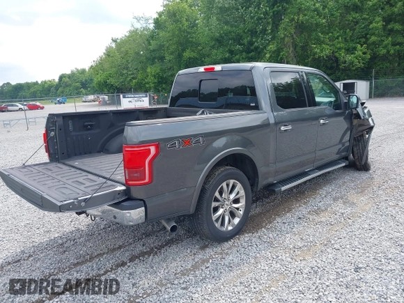 2017 Ford F-150 XL with VIN 1FTEW1EG1HFA57056, listed as a IAAI auction lot 42208792 with 158,973 mi miles and . Bid and sale history available at DreamBid. Image 4.