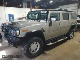 2003 Hummer H2 with VIN 5GRGN23U63H101770, listed as a Copart auction lot 47378285 with 200,319 mi miles and Salvage Title. Bid and sale history available at carsss.com. Image 1.