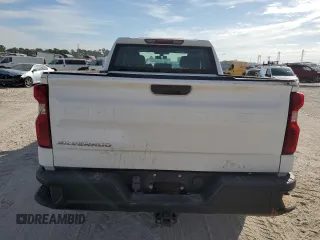 2020 Chevrolet Silverado 1500 Work Truck with VIN 1GCRYAEF9LZ177875, listed as a Copart auction lot 75811724 with 40,657 mi miles and Salvage Title. Bid and sale history available at carsss.com. Image 6.
