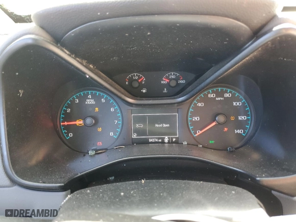 2017 Chevrolet Colorado 4WD WT with VIN 1GCGTBEN2H1296148, listed as a Copart auction lot 75200714 with 94,374 mi miles and Salvage Title. Bid and sale history available at carsss.com. Image 9.