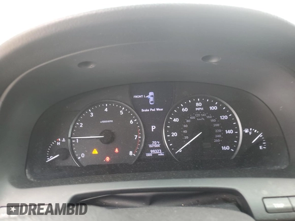 2013 Lexus LS 460 with VIN JTHCL5EF1D5015774, listed as a Copart auction lot 59675505 with 99,323 mi miles and Clean title. Bid and sale history available at DreamBid. Image 9.