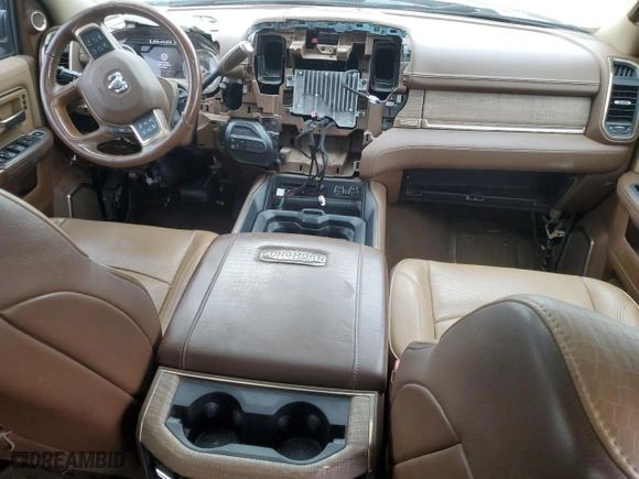 2019 Ram 3500 Longhorn with VIN 3C63RRKL5KG555465, listed as a Copart auction lot 44259325 with 116,902 mi miles and Salvage Title. Bid and sale history available at carsss.com. Image 8.