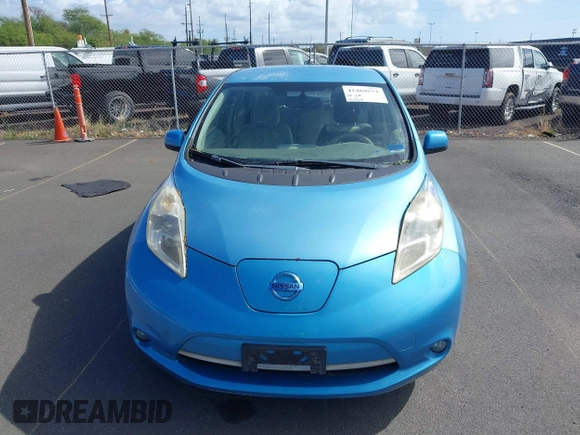 2011 Nissan LEAF SL-e with VIN JN1AZ0CP1BT008549, listed as a IAAI auction lot 41469574 with 72,264 mi miles. Bid and sale history available at carsss.com. Image 6.