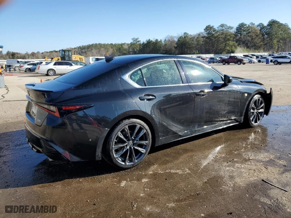 2021 Lexus IS with VIN JTHGZ1B23M5048429, listed as a Copart auction lot 88703345 with NaN miles and Salvage Title. Bid and sale history available at carsss.com. Image 3.