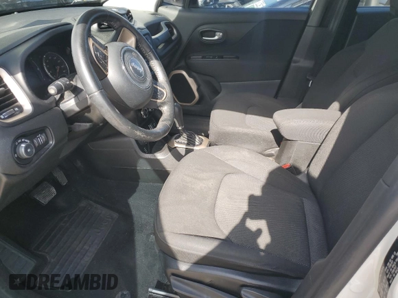 2017 Jeep Renegade Latitude with VIN ZACCJBBB9HPE95809, listed as a Copart auction lot 45091095 with 138,263 mi miles and Clean Title. Bid and sale history available at carsss.com. Image 7.