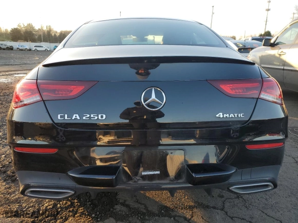 2023 Mercedes-Benz CLA with VIN W1K5J4HB5PN333104, listed as a Copart auction lot 87715785 with 11,987 mi miles and Salvage Title. Bid and sale history available at carsss.com. Image 6.