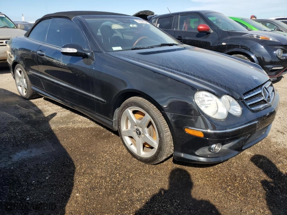 2006 Mercedes-Benz CLK-Class 5.0L with VIN WDBTK75G86T065318, listed as a Copart auction lot 76186154 with 85,902 mi miles and Salvage Title. Bid and sale history available at carsss.com. Image 4.