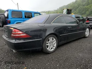 2002 Mercedes-Benz CL-Class with VIN WDBPJ75J12A024650, listed as a Copart auction lot 80916174 with 109,042 mi miles and Salvage Title. Bid and sale history available at carsss.com. Image 3.