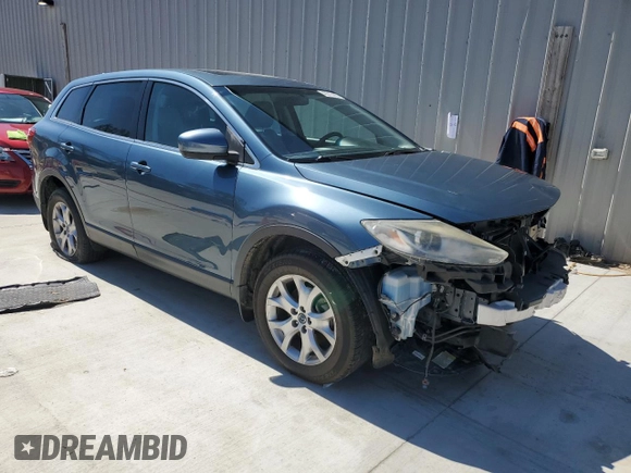 2014 Mazda CX-9 Touring with VIN JM3TB2CA9E0437923, listed as a Copart auction lot 49315445 with 162,092 mi miles and Salvage Title. Bid and sale history available at carsss.com. Image 4.