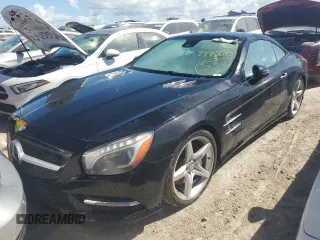 2013 Mercedes-Benz SL-Class SL 550 with VIN WDDJK7DA5DF013992, listed as a Copart auction lot 73936754 with 0 mi miles and Salvage Title. Bid and sale history available at carsss.com. Image 1.