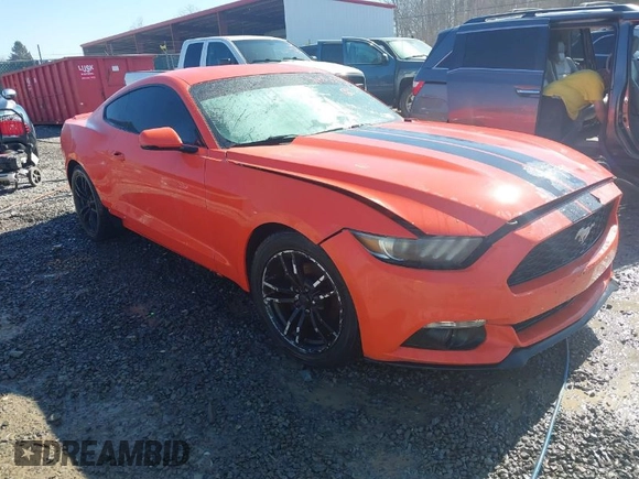 2015 Ford Mustang EcoBoost with VIN 1FA6P8TH7F5354783, listed as a IAAI auction lot 41661953 with 120,000 mi miles and . Bid and sale history available at carsss.com. Image 1.