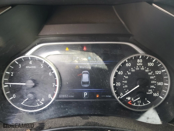 2020 Nissan Murano S with VIN 5N1AZ2AJ3LN112789, listed as a Copart auction lot 89358275 with 61,652 mi miles and Salvage Title. Bid and sale history available at carsss.com. Image 9.
