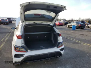 2023 Hyundai Kona N Line with VIN KM8K3CA37PU995837, listed as a Copart auction lot 85757014 with 4,275 mi miles and Salvage Title. Bid and sale history available at carsss.com. Image 6.