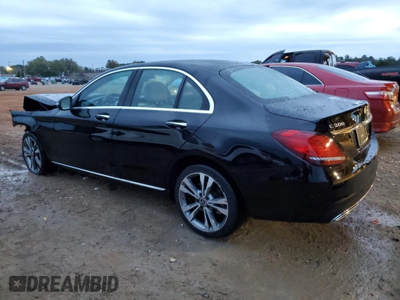 2021 Mercedes-Benz C 300 with VIN W1KWF8EB7MR642434, listed as a Copart auction lot 80704604 with 67,064 mi miles and Salvage Title. Bid and sale history available at carsss.com. Image 2.