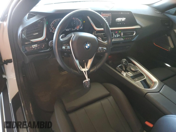 2021 BMW Z4 sDrive30i with VIN WBAHF3C01MWX24942, listed as a Copart auction lot 52702484 with 29,470 mi miles. Bid and sale history available at carsss.com. Image 8.