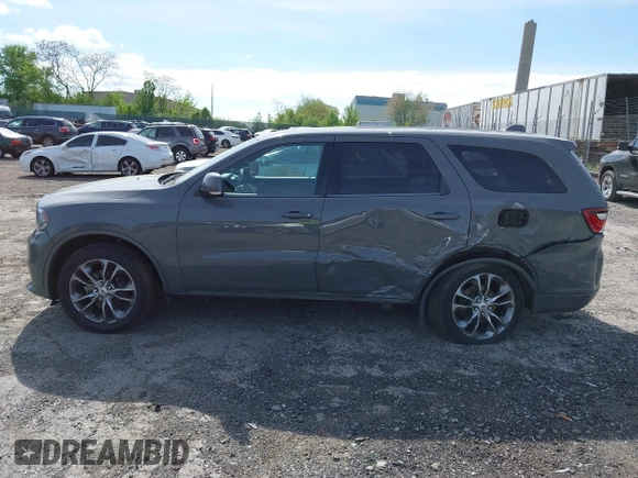 2020 Dodge Durango GT Plus with VIN 1C4RDJDG0LC261866, listed as a IAAI auction lot 42137323 with 103,507 mi miles and . Bid and sale history available at DreamBid. Image 15.