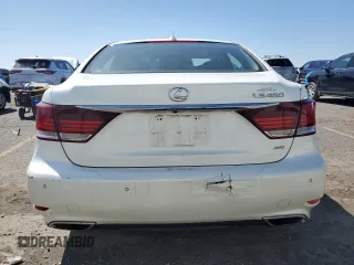2014 Lexus LS 460 with VIN JTHCL5EF4E5022820, listed as a Copart auction lot 52346385 with 40,862 mi miles and Salvage Title. Bid and sale history available at DreamBid. Image 6.