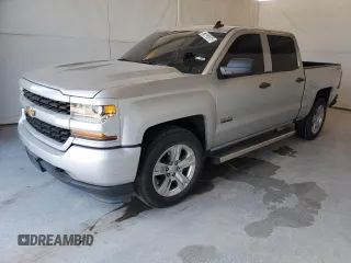 2018 Chevrolet Silverado 1500 Custom with VIN 3GCPCPEH8JG358442, listed as a Copart auction lot 73434164 with 150,818 mi miles and Clean Title. Bid and sale history available at DreamBid. Image 1.