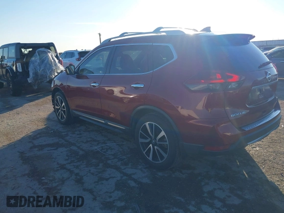 2020 Nissan Rogue SL with VIN 5N1AT2MT3LC740653, listed as a IAAI auction lot 41299399 with 44,599 mi miles. Bid and sale history available at carsss.com. Image 3.