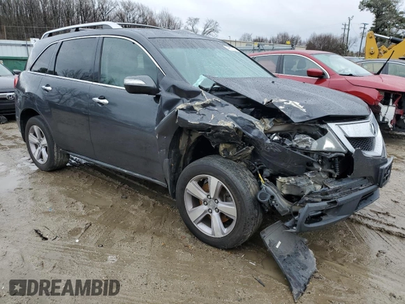 2013 Acura MDX Tech Pkg with VIN 2HNYD2H3XDH518159, listed as a Copart auction lot 44857925 with 281,238 mi miles and Clean Title. Bid and sale history available at carsss.com. Image 4.