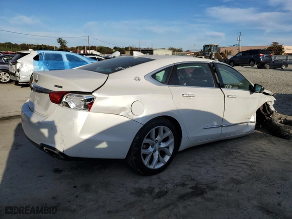 2017 Chevrolet Impala Premier with VIN 2G1145S38H9104226, listed as a Copart auction lot 76708774 with 51,608 mi miles and Salvage Title. Bid and sale history available at carsss.com. Image 3.