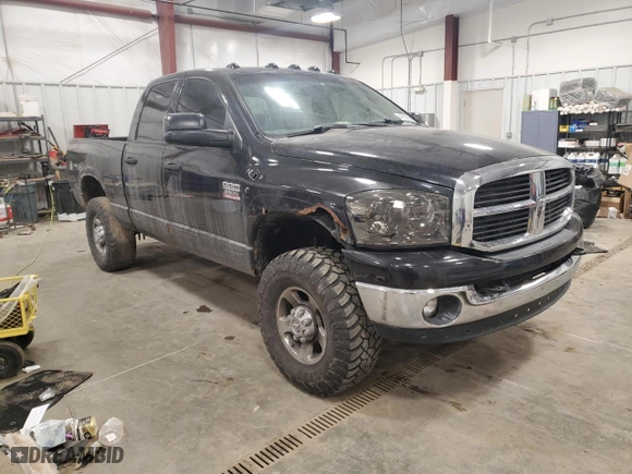 2007 Dodge Ram 2500 Laramie with VIN 1D7KS28AX7J608565, listed as a Copart auction lot 44986295 with 152,876 mi miles and Clean Title. Bid and sale history available at carsss.com. Image 4.