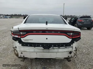 2016 Dodge Charger Police with VIN 2C3CDXKT8GH211698, listed as a Copart auction lot 43818345 with 191,951 mi miles and Salvage Title. Bid and sale history available at carsss.com. Image 6.