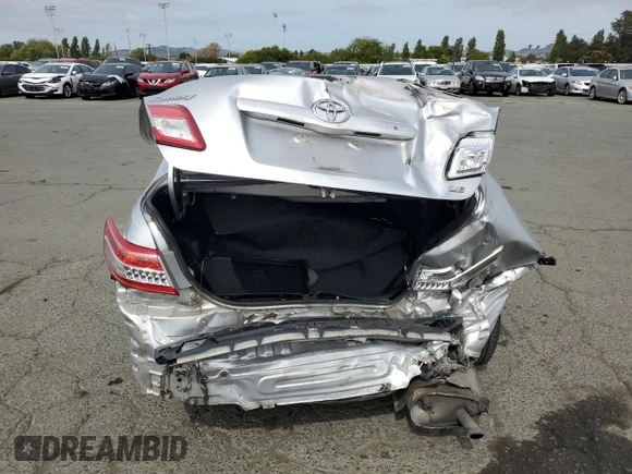2010 Toyota Camry with VIN 4T1BF3EK8AU105779, listed as a Copart auction lot 54532105 with 136,742 mi miles and Salvage Title. Bid and sale history available at DreamBid. Image 6.