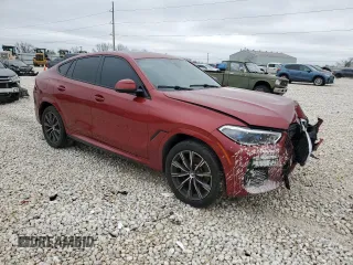 2021 BMW X6 sDrive40i z VIN 5UXCY4C01M9G08122, wystawiony jako Copart lot #44947865 z przebiegiem 90 011 mil mil oraz Szkody całkowita. Historia ofert i sprzedaży dostępna na DreamBid. Obrazek 4.
