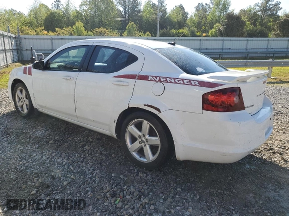 2013 Dodge Avenger SE with VIN 1C3CDZAB7DN518397, listed as a Copart auction lot 53343135 with 202,030 mi miles and Clean Title. Bid and sale history available at DreamBid. Image 2.