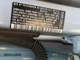 2013 Volkswagen Beetle 2.5L с VIN 3VWJP7AT4DM600568, выставлен на аукционе Copart как лот 53845975 с пробегом 168 724 миль миль и Списание • Salvage title. История ставок и продаж доступна на DreamBid. Изображение 13.