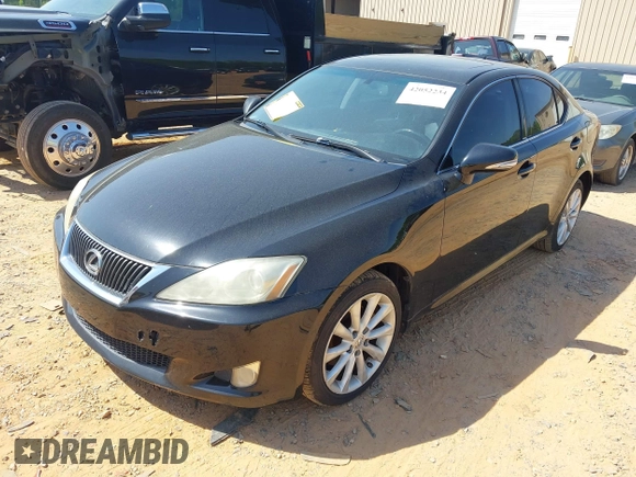 2010 Lexus IS 250 with VIN JTHCF5C25A2033991, listed as a IAAI auction lot 42052234 with 217,930 mi miles and . Bid and sale history available at carsss.com. Image 18.