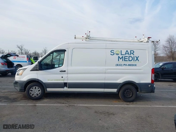 2018 Ford Transit Van with VIN 1FTYE2CM5JKA08955, listed as a IAAI auction lot 41784665 with NaN miles. Bid and sale history available at carsss.com. Image 14.