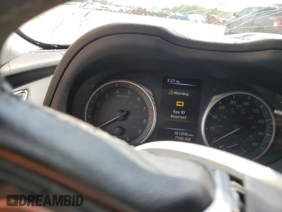 2018 Infiniti Q50 Luxe with VIN JN1EV7AP2JM362954, listed as a Copart auction lot 57292915 with 161,208 mi miles and Salvage title. Bid and sale history available at DreamBid. Image 9.