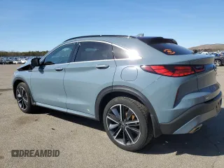 2023 Infiniti QX55 Luxe with VIN 3PCAJ5JR9PF118989, listed as a Copart auction lot 48352715 with 13,558 mi miles and Salvage title. Bid and sale history available at DreamBid. Image 2.