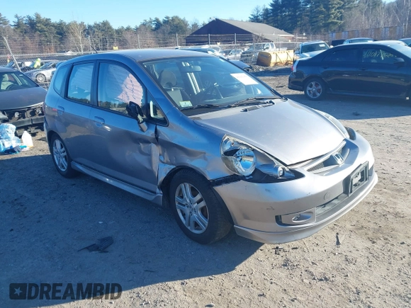 2007 Honda Fit Sport with VIN JHMGD37627S041628, listed as a IAAI auction lot 41102156 with 258,360 mi miles. Bid and sale history available at carsss.com. Image 1.